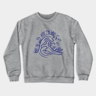 Be the Wave v2 Navy Crewneck Sweatshirt